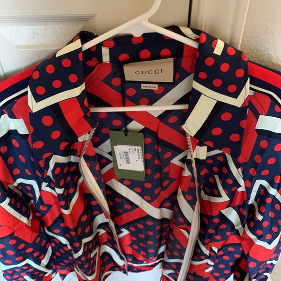 Gucci zip jacket bomber style silk - Picture 2 of 5